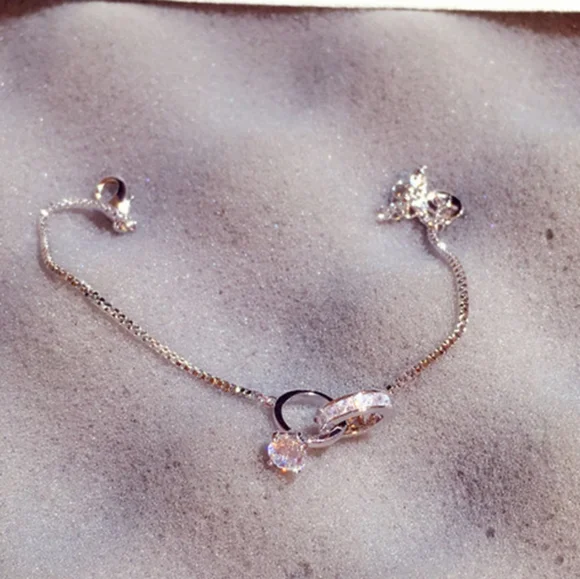 14k gold diamond ring bracelet - Picture 10 of 16